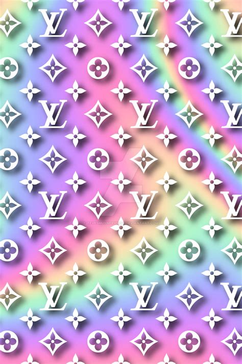 rainbow louis vuitton background.